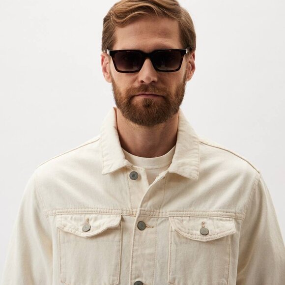 Marc Jacobs MARC 719/S 0086 9K Square Sunglasses - Havana\Brown Gradient - Picture 3 of 10